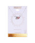 Фото #2 товара Peanuts silver Plated "Snoopy" Americana Heart Pendant Necklace, 16"+2" for Unwritten