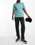 Nike Golf Tour stripe polo short in teal