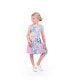 ფოტო #2 პროდუქტის Little Girls Jessie Sahara Belted Jersey Dress w/Accent Color Side Panels