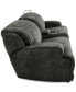 Фото #9 товара Sebaston 3-Pc. Fabric Sofa with 2 Power Motion Recliners and 1 USB Console, Created for Macy's