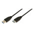 Фото #3 товара LogiLink 3m USB A - USB A 3.0 F/M - 3 m - USB A - USB A - USB 3.2 Gen 1 (3.1 Gen 1) - Male/Female - Black