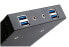 SilverStone FP32-E - Parallel - USB 3.2 Gen 1 (3.1 Gen 1) - Audio in - Auoio out - Black - 101.6 mm - 120 mm