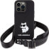 Karl Lagerfeld Karl Lagerfeld KLHCP15XSCBSCNK iPhone 15 Pro Max 6.7" hardcase czarny/black Crossbody Silicone Choupette