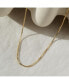 Silver Box Chain Necklace - Jo Gold