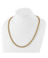 Фото #3 товара Chisel polished Yellow IP-plated Spiga 6mm Chain Necklace