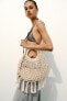 Macramé shopper bag