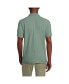 Men's Short Sleeve Gauze Camp Collar Shirt