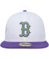 Фото #3 товара Головной убор New Era белый Boston Red Sox 59FIFTY Side Patch для мужчин