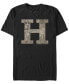 Фото #1 товара Men's Vintage-Like Hogwarts Short Sleeve Crew T-shirt