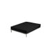 Fitted bottom sheet Alexandra House Living Black 105 x 190/200 cm