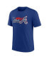Фото #3 товара Men's Royal Atlanta Braves 2023 City Connect Tri-Blend T-shirt