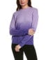 Фото #1 товара Amicale Cashmere Dip Dye Cashmere Sweatshirt Women's Purple Xs