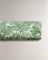 Фото #7 товара Tropical leaves print pillowcase