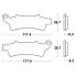 TRW MCB726SRM sintered brake pads