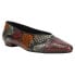 Фото #2 товара VANELi Gaura Snake Pointed Toe Womens Size 5.5 M Flats Casual 309284