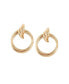 ფოტო #1 პროდუქტის Women's Gold Wrap Drop Earrings