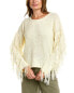 Фото #1 товара Raga Forever Fringe Sweater Women's White Xs