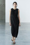Фото #2 товара Платье миди с вышивкой — zw collection ZARA