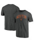 Фото #1 товара Men's Heathered Charcoal Texas Longhorns College Town Tri-Blend T-shirt