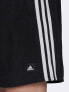 adidas 3-Stripes CLX Swim Shorts in Black