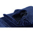 Blanket DKD Home Decor Arrows 130 x 170 x 2 cm Navy Blue Basic