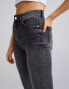 Bershka high waist skinny jean in grey