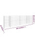 Фото #2 товара H-Shaped Gabion Planter Steel Wire 102.4"x15.7"x31.5"