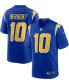 ფოტო #1 პროდუქტის Men's Justin Herbert Royal Los Angeles Chargers 2nd Alternate Game Jersey