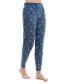 ფოტო #2 პროდუქტის Women's Printed Jogger Pajama Pants