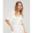 Фото #2 товара Платье Superdry средней длины с объемными короткими рукавами