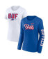 ფოტო #1 პროდუქტის Women's Royal, White Buffalo Bills Two-Pack Combo Cheerleader T-shirt Set