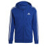 adidas men Essentials French Terry 3-Stripes Full-Zip Hoodie