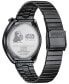 ფოტო #3 პროდუქტის Men's Chronograph Star Wars Darth Vader Black-Tone Stainless Steel Bracelet Watch 38mm
