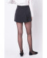 ფოტო #3 პროდუქტის Women's Satin Single Pleat Skort