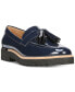 Inky Navy Faux Patent