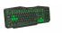 Фото #2 товара Клавиатура Esperanza EGK201G - Full-size (100%) - USB - QWERTY - Черный - Зеленый