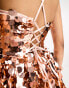 Фото #3 товара ASOS DESIGN embellished mini corset prom with oversized disc sequin in rose