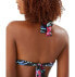 Фото #2 товара Купальник Tommy Bahama Midnight Orchid Halter Bikini Top, размер X-Small.