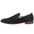 Фото #3 товара Lucchese Navy Snuff Suede Loafer Plain Toe Dress Mens Blue BL4000