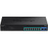 Фото #2 товара TRENDnet TPE-1021WS - Managed - L2/L3/L4 - Gigabit Ethernet (10/100/1000) - Power over Ethernet (PoE) - Rack mounting