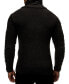 Фото #2 товара Men's Knitted Turtleneck Winter Cardigan Sweaters for Men