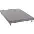 Фото #2 товара 160 x 200 Latten-Boxspring - Graues Massivholz + Beine - FINLANDEK Rakenne