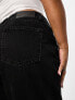 Фото #2 товара ASOS DESIGN Curve relaxed mom jeans in black