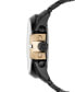 ფოტო #2 პროდუქტის Men's Chronograph Mega Chief Black Ion-Plated Stainless Steel Bracelet Watch 51x59mm DZ4338