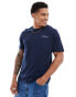 Фото #1 товара Ben Sherman short sleeve embroidered tee in navy