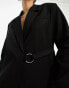 NA-KD – Blazer in Schwarz mit Ringdetail, Kombiteil