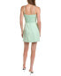 Фото #2 товара French Connection Whisper Strappy Tulle Mini Dress Women's Green 0