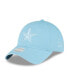 Фото #1 товара Big Boys and Girls Light Blue Dallas Cowboys Color Pack Brights 9TWENTY Adjustable Hat
