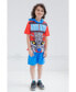 Boys Optimus Prime Bumblebee Megatron Athletic Pullover T-Shirt and Mesh Shorts Outfit Set Toddler to Big Kid