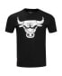 ფოტო #4 პროდუქტის Men's Black Chicago Bulls T-shirt